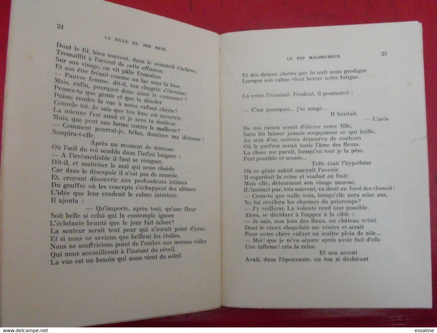 La Fille Du Roi René. Henri-Victor Brunel. Poésie. Poème En Six Chants. Strabivel 1954 Numéroté. Dédicace. Autographe - Franse Schrijvers