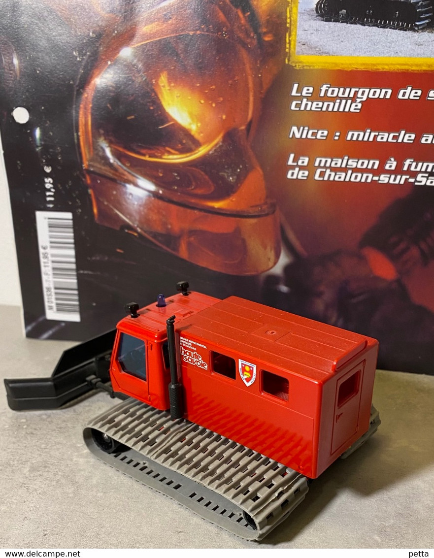 Sapeurs Pompiers De France N*7 / Dameur De Piste / Solido / Avec Fascicule Sans Boîte D’origine / Vendu En L’état - Autres & Non Classés