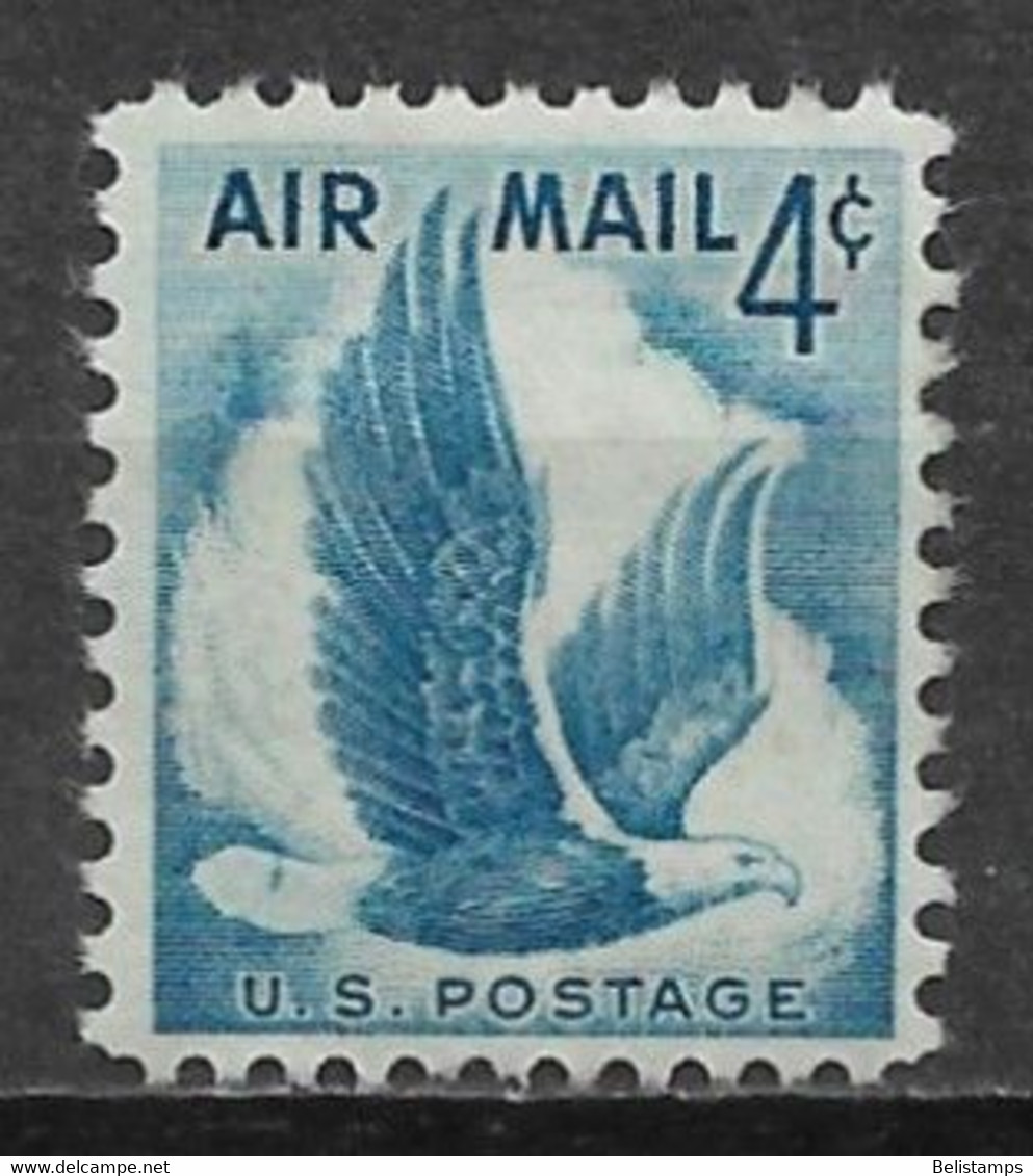 United States 1954. Scott #C48 (MH) Eagle  *Complete Issue* - 2b. 1941-1960 Ongebruikt