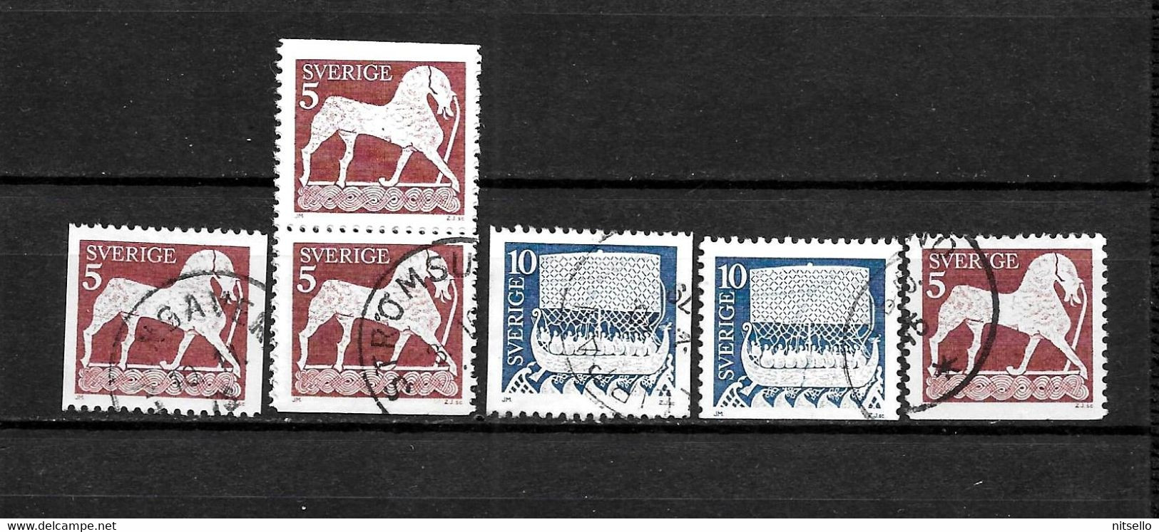 LOTE 1432  ///  SUECIA      YVERT Nº: 778/779+778b+779b      ¡¡¡ OFERTA - LIQUIDATION - JE LIQUIDE !!! - Used Stamps