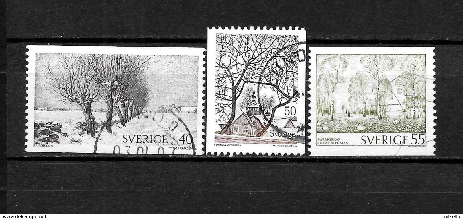 LOTE 1432  ///  SUECIA      YVERT Nº: 780/782      ¡¡¡ OFERTA - LIQUIDATION - JE LIQUIDE !!! - Used Stamps