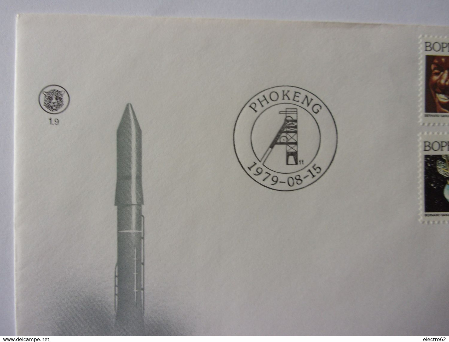 Bophuthatswana Afrique Du Sud Fonte Du Platine Joaillerie Platinum Space Research Ruimtenavorsing RSA Space Fusée - Afrika