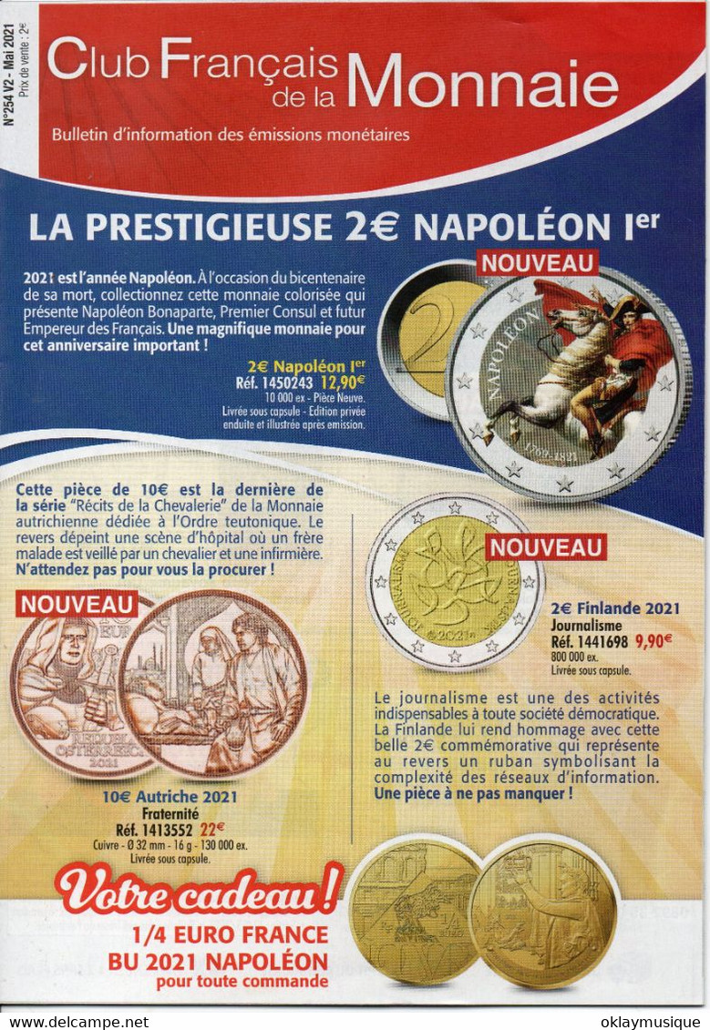 Club Français De La Monnaie N°254 - Französisch