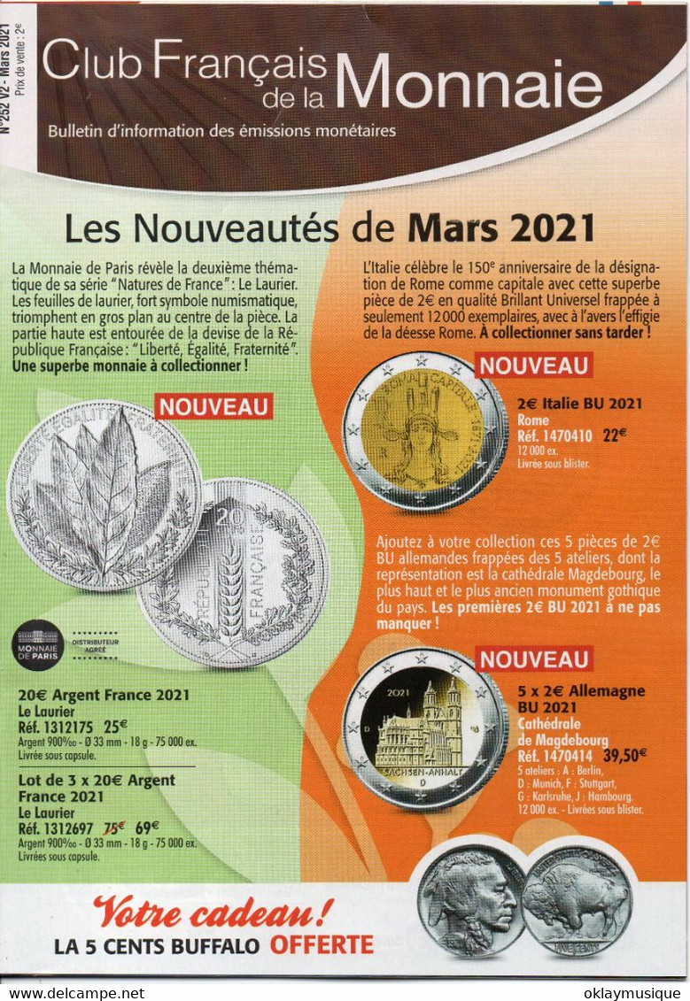 Club Français De La Monnaie N°252 - Français