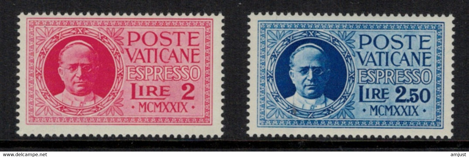 Vatican //  Exprès // 1929 // Pape Pie XI, No.Y&T 1-2 Neuf** MNH - Espresso