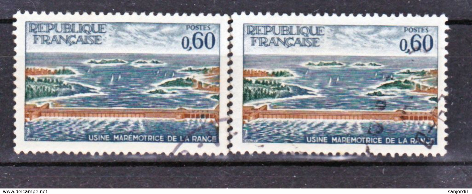 France  1507 Digue Détruite Et Normal Oblitéré Used - Used Stamps