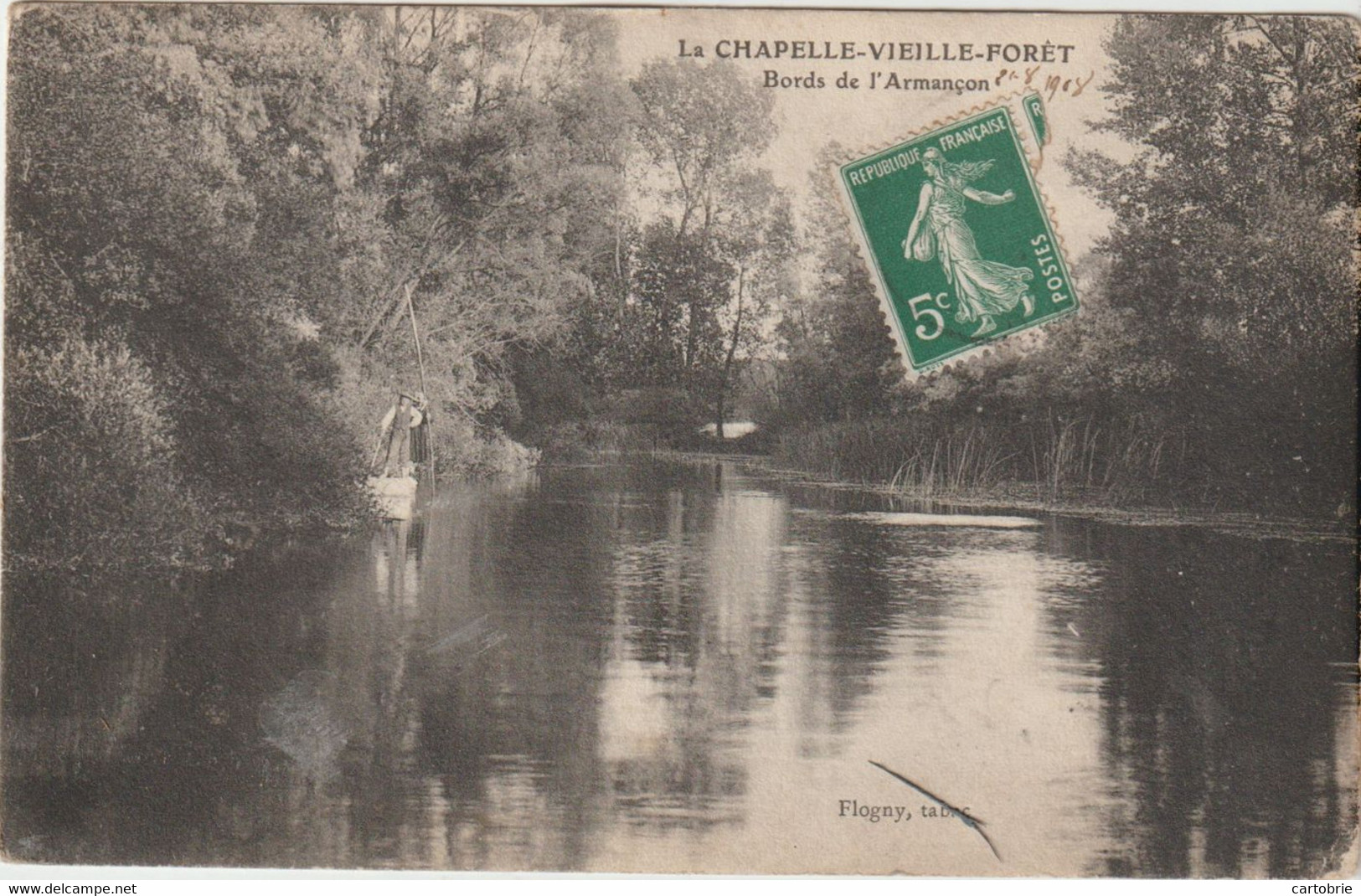 Dépt 89 - LA CHAPELLE-VIEILLE-FORÊT - Bords De L'Armançon - Animée - (Flogny-la-Chapelle) - Flogny La Chapelle