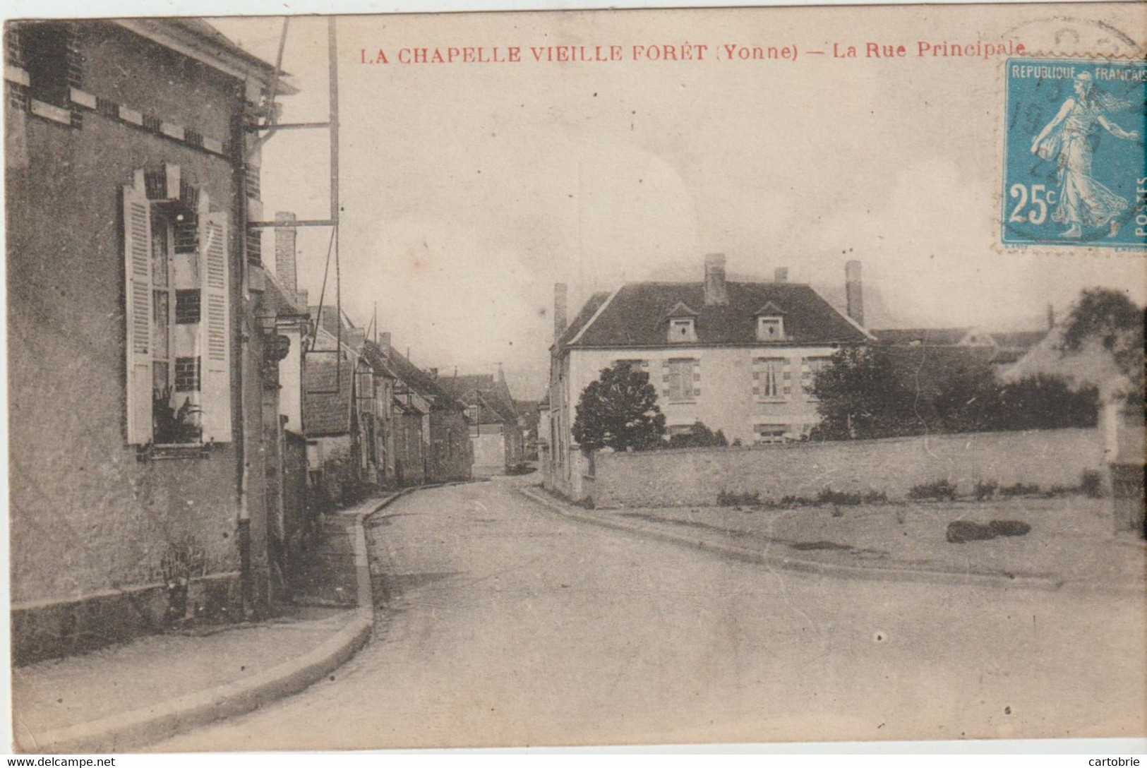 Dépt 89 - LA CHAPELLE-VIEILLE-FORÊT - La Rue Principale - (Flogny-la-Chapelle) - Flogny La Chapelle