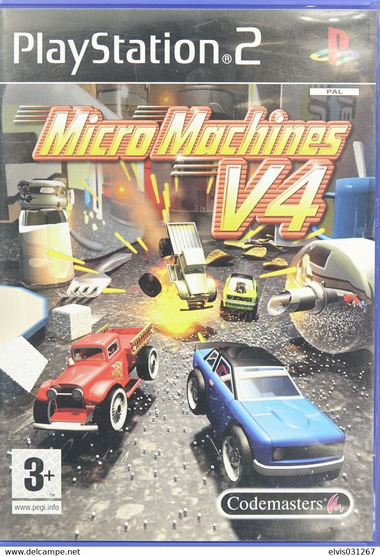 SONY PLAYSTATION TWO 2 PS2 : MICRO MACHINES V4 - CODEMASTERS - Playstation 2