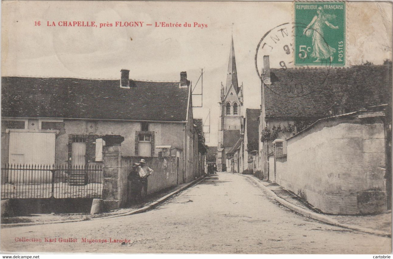 Dépt 89 - LA CHAPELLE, Près FLOGNY - L'Entrée Du Pays - (Flogny-la-Chapelle) - Flogny La Chapelle