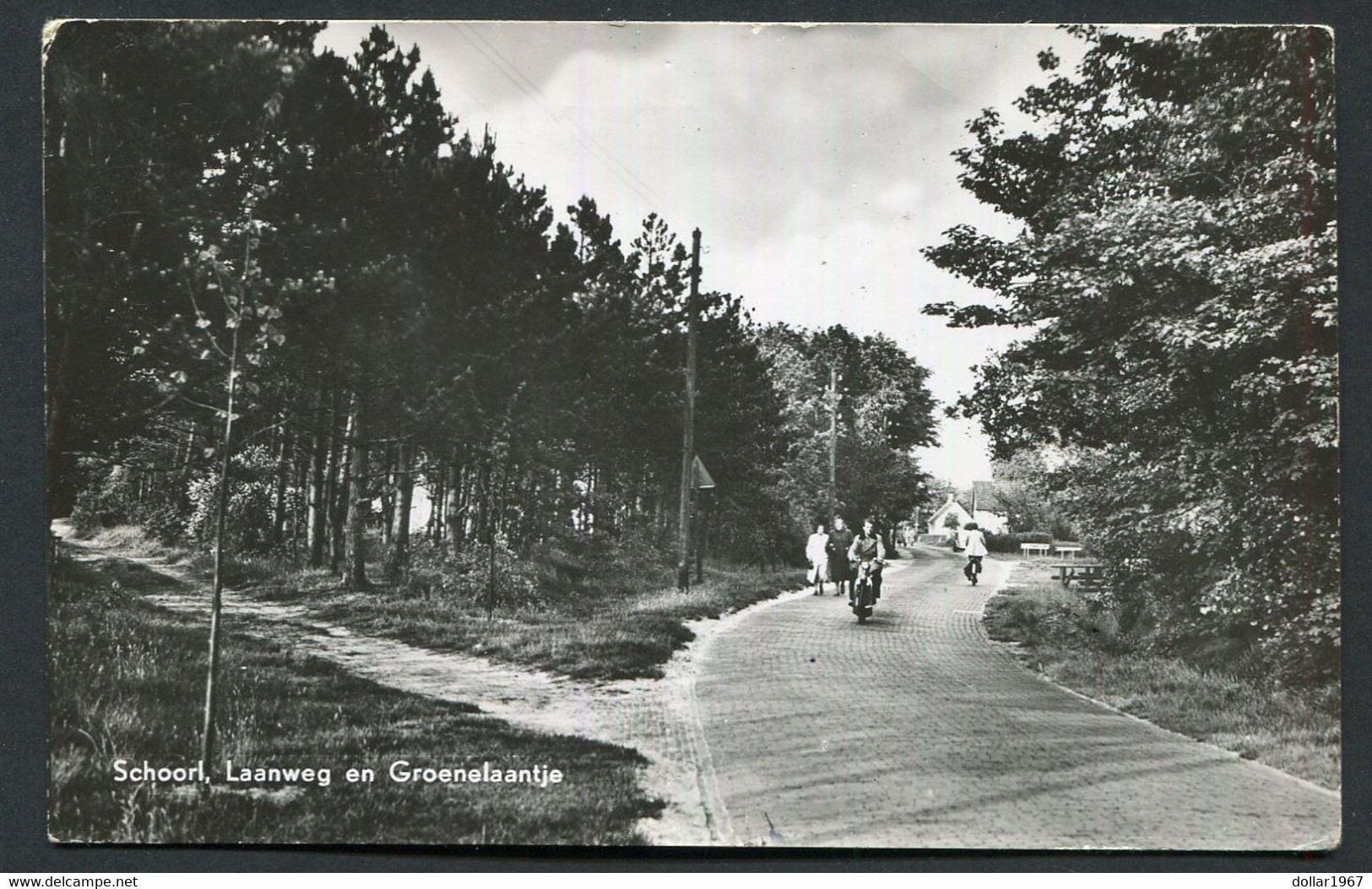 Schoorl , Laanweg En Groenelaantje. ( 1964 ) - 2 Scans For Condition. (Originalscan !!) - Schoorl