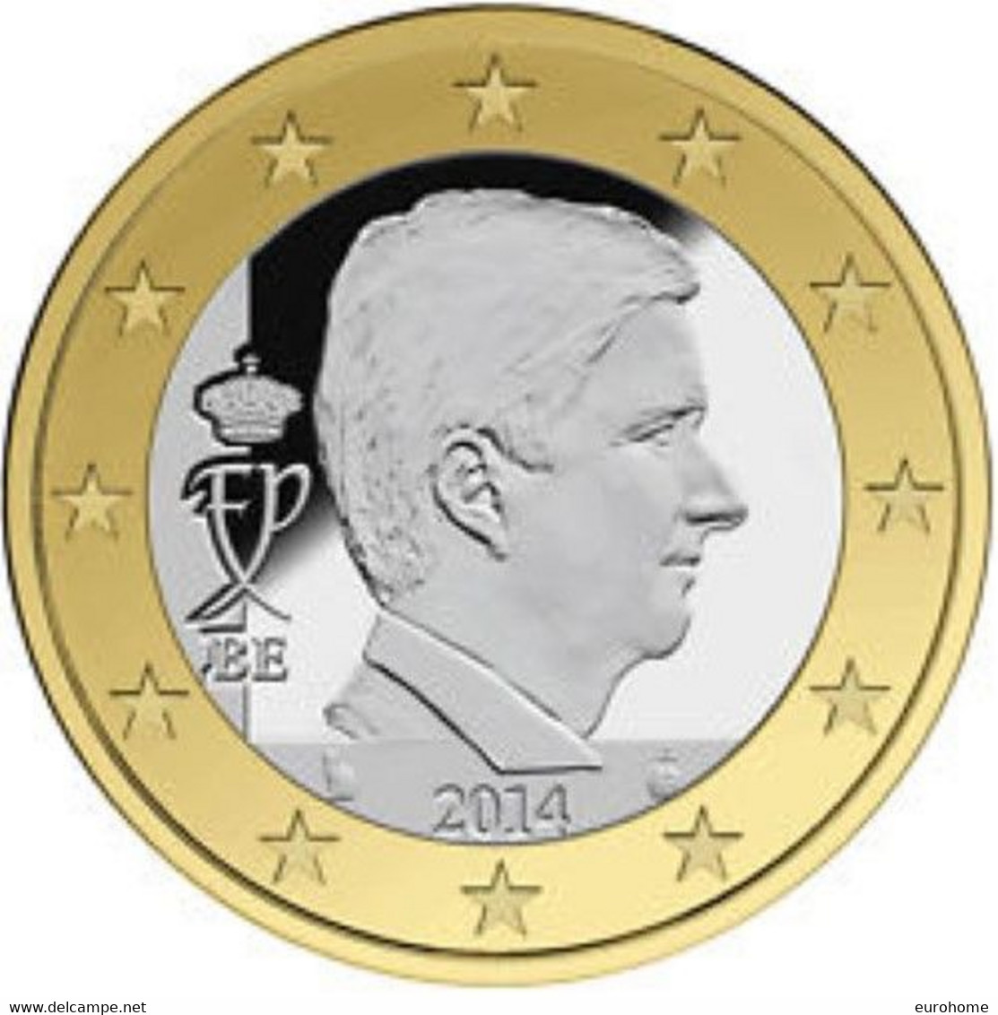 Belgie 2016  1 Euro   UNC Uit De BU  UNC Du Coffret !! - Belgien