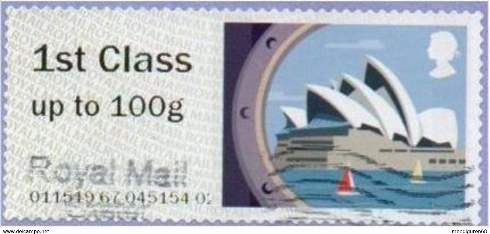 GROSBRITANNIEN GRANDE BRETAGNE GB POST&GO 2015 SEA TRAVEL: SYDNEY  E Up To 20g USED ON PAPER SG FS133 MI AT95 YT D94 - Post & Go (distributeurs)