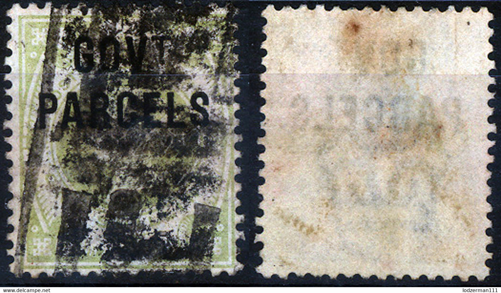 GB Govt. Parcels 1890 - 1 Sh  Mi.31 (Yv.34, Sc.36) - Officials