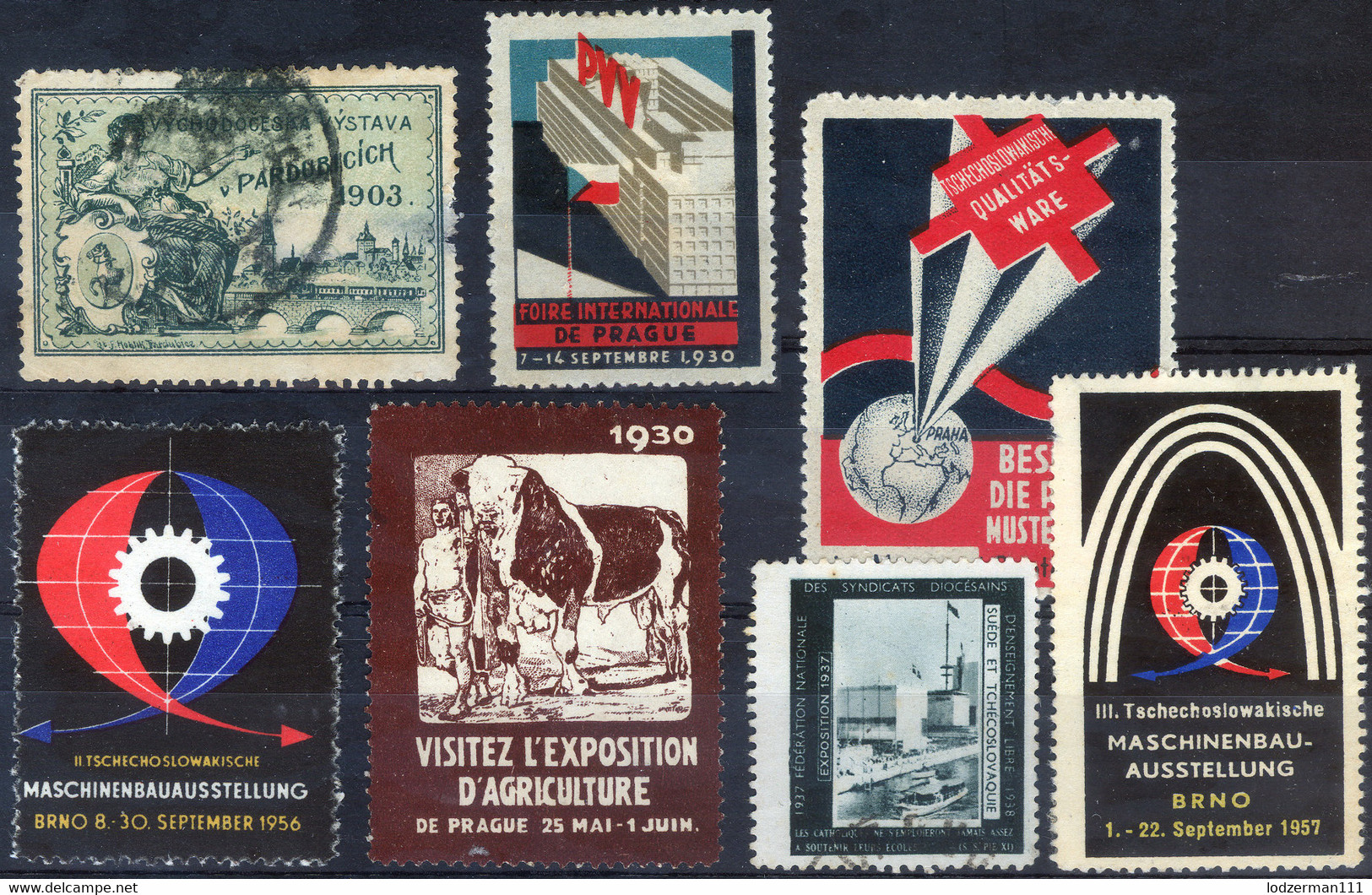 CZECHOSLOVAKIA -  Lot Of Poster Stamps (mixed Cond.) - Autres & Non Classés