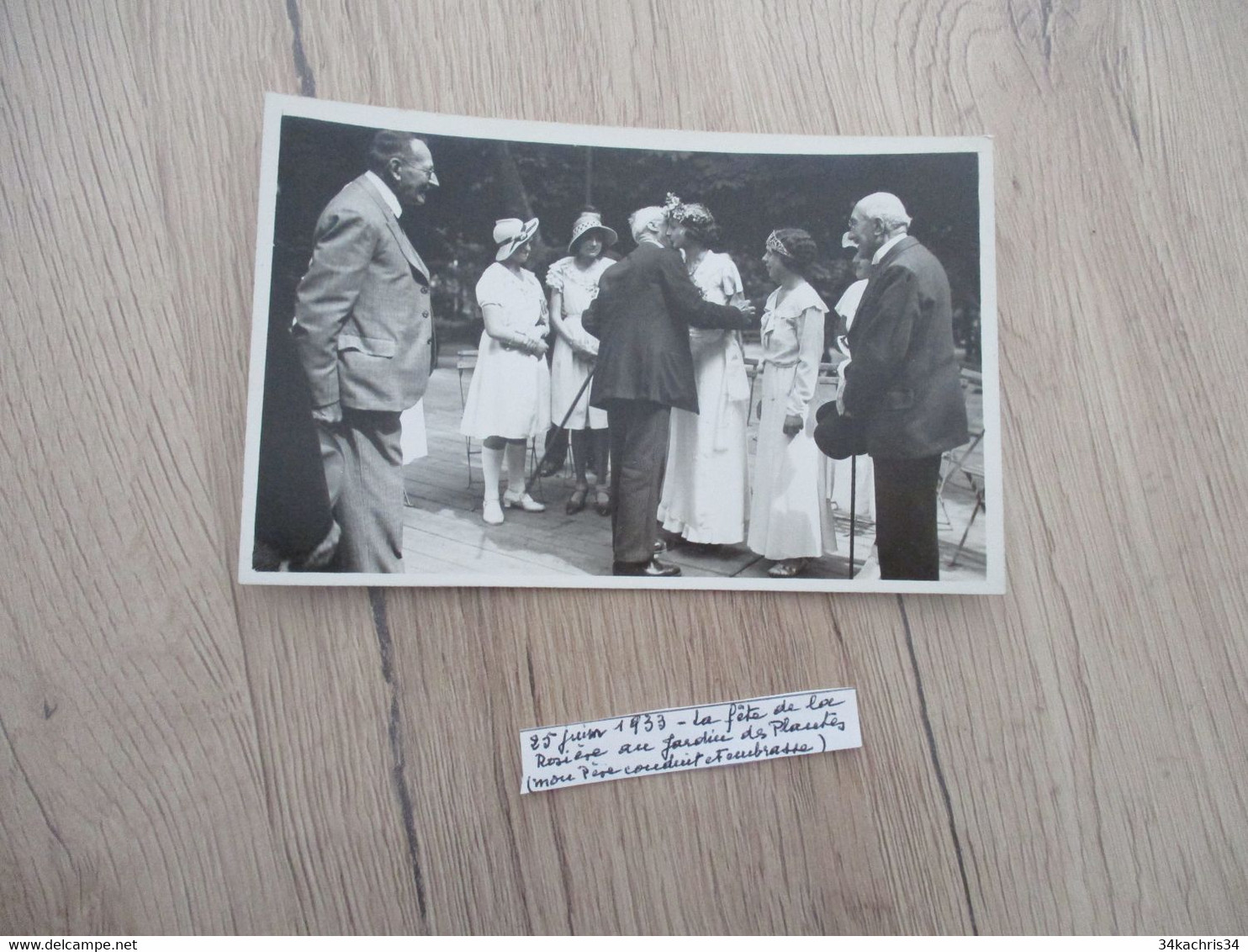 Carte Photo 63 Puy De Dôme 1933 Inauguration Préfet Maire Et Autres - Clermont Ferrand