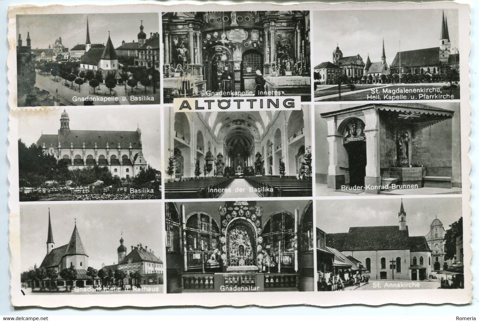 Allemagne - Bavière - Altötting - Dentelée, Multivues - Altoetting