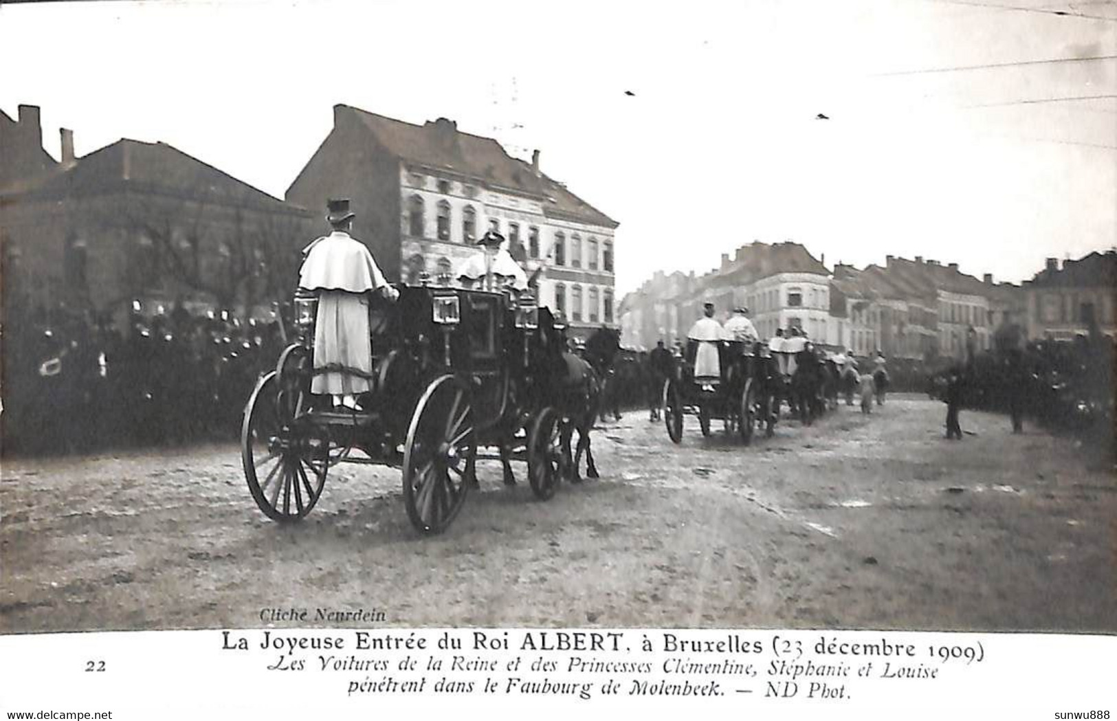 La Joyeuse Entrée 1909 - Faubourg De Molenbeek - St-Jans-Molenbeek - Molenbeek-St-Jean