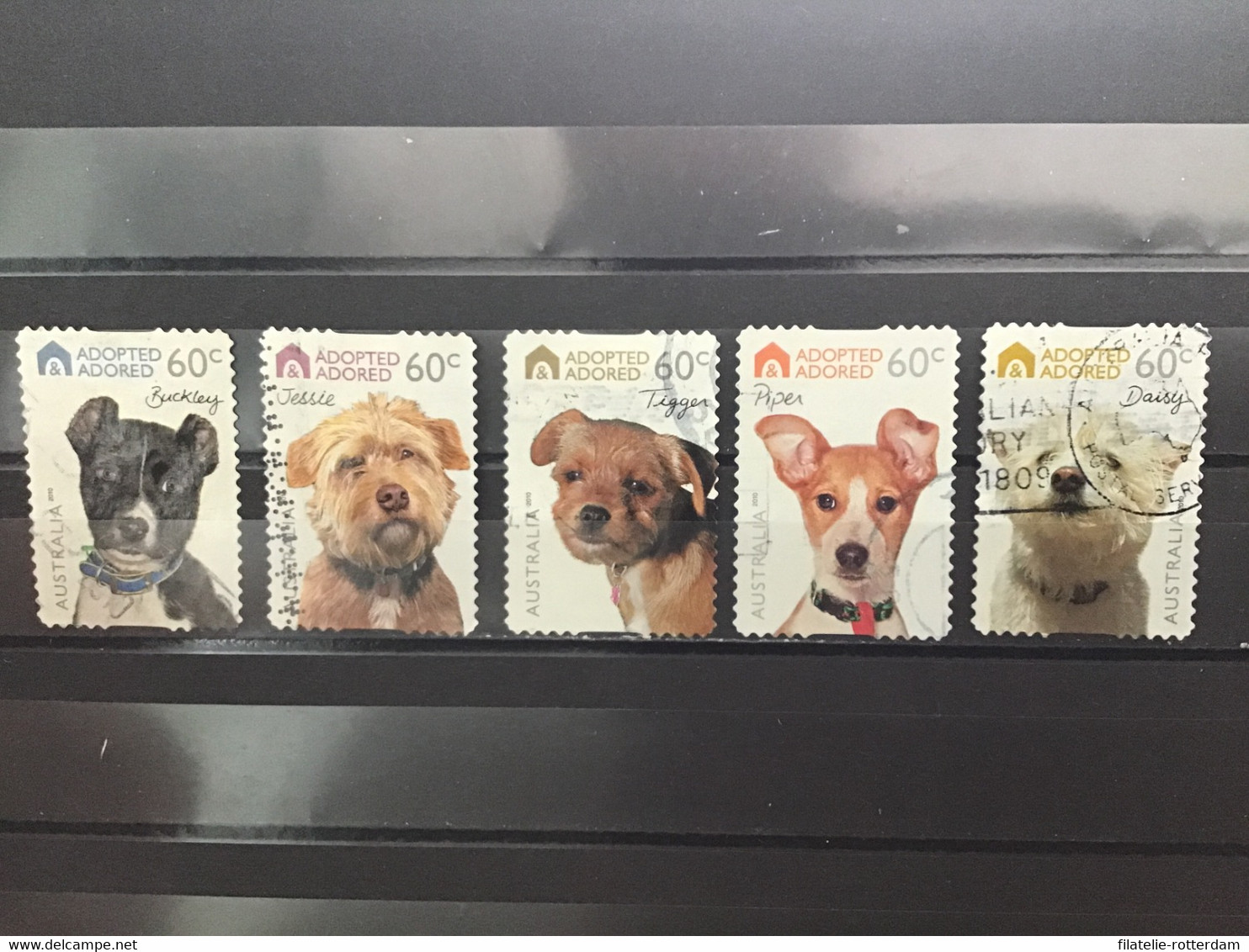 Australië / Australia - Complete Set Adoptie Honden 2010 - Used Stamps