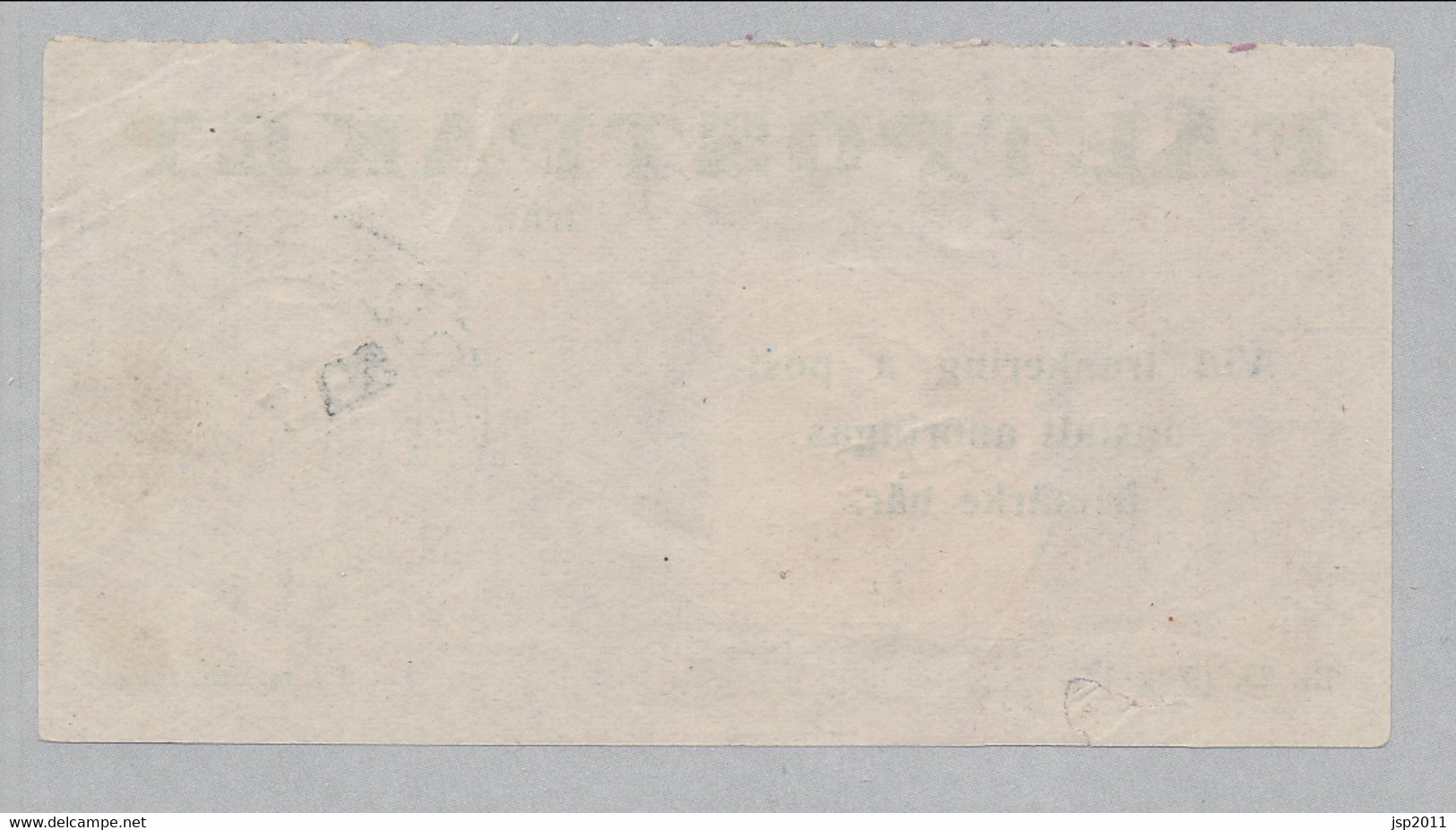 Sweden 1942, Facit # FPE Parcel Post Labels, SÖDERVIDING 28.7.43. See Description - Militares