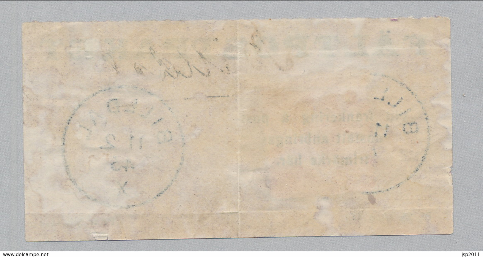 Sweden 1942, Facit # FPE Parcel Post Labels, BILLDAL 11.2.43. See Description - Military