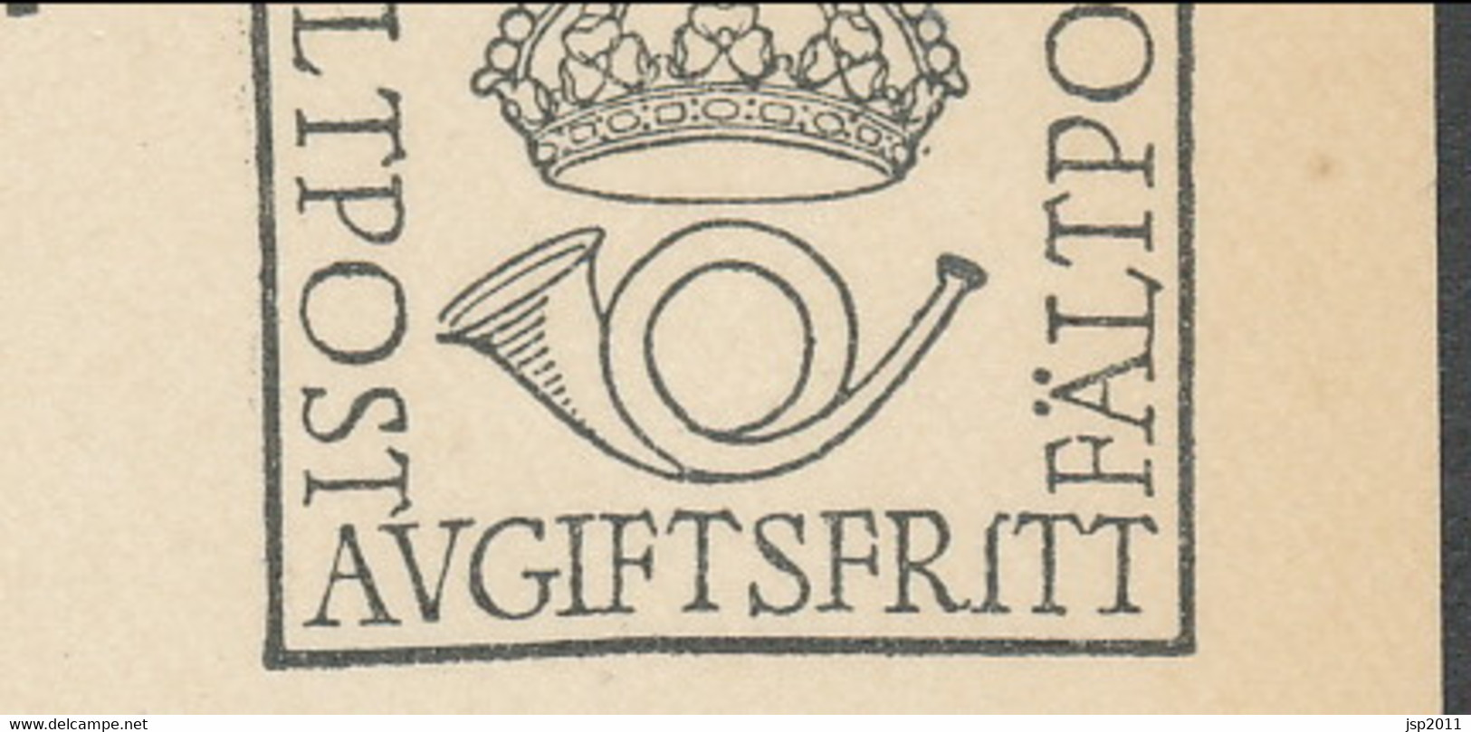 Sweden 1930, Facit # MkB 4, "PFree Of Charge", Large Crown. Unused. See Description - Military