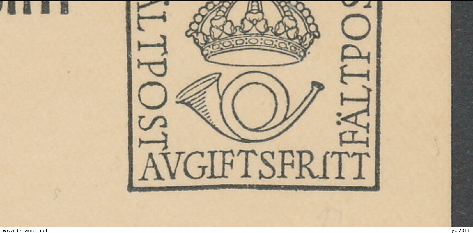 Sweden 1930, Facit # MkB 4, "PFree Of Charge", Large Crown. Unused. See Description - Militaires