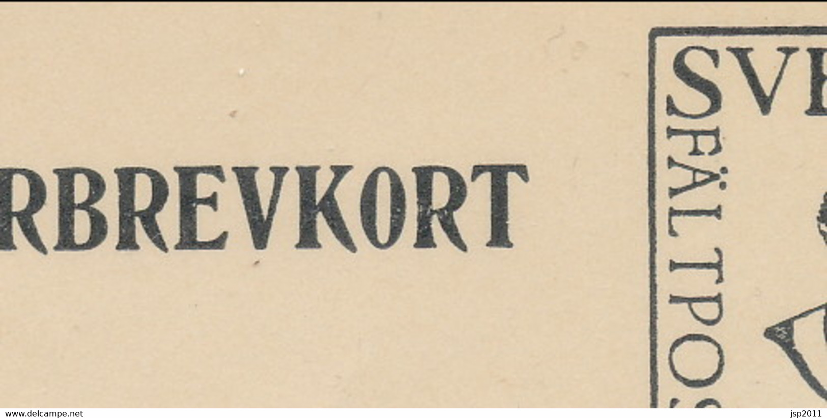 Sweden 1939-1940, Facit # MkB 5A, "PFree Of Charge", Small Crown. Unused. See Description - Military