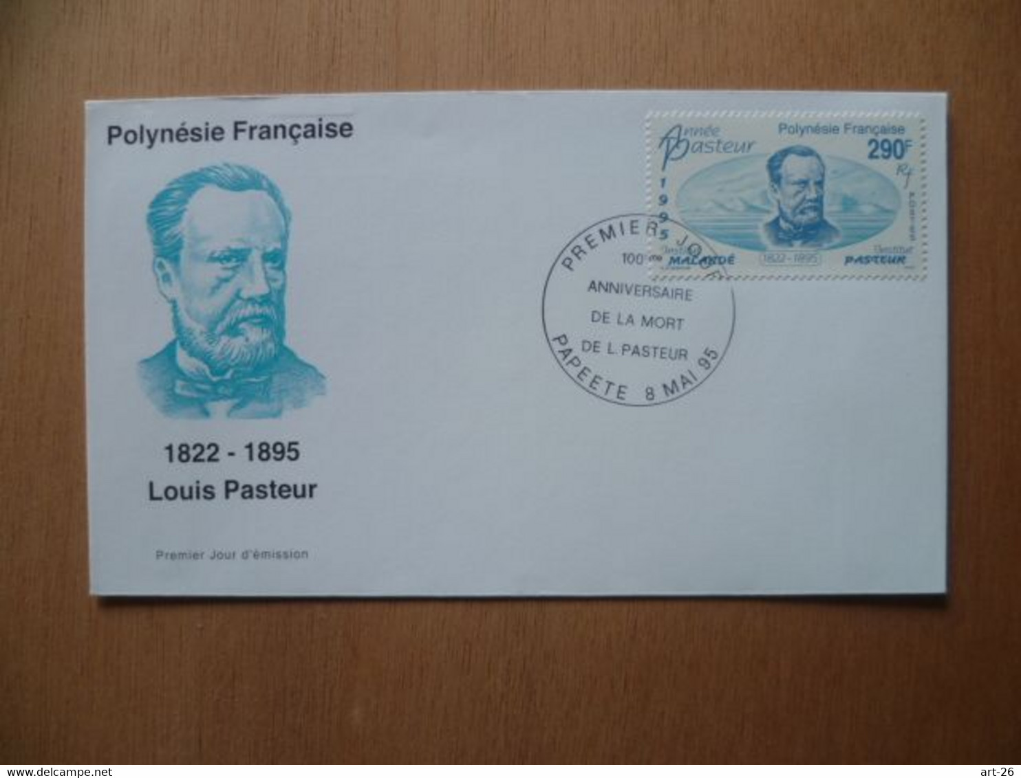 POLYNESIE FRANCAISE FDC   POSTE N° 481   LOUIS PASTEUR - Louis Pasteur