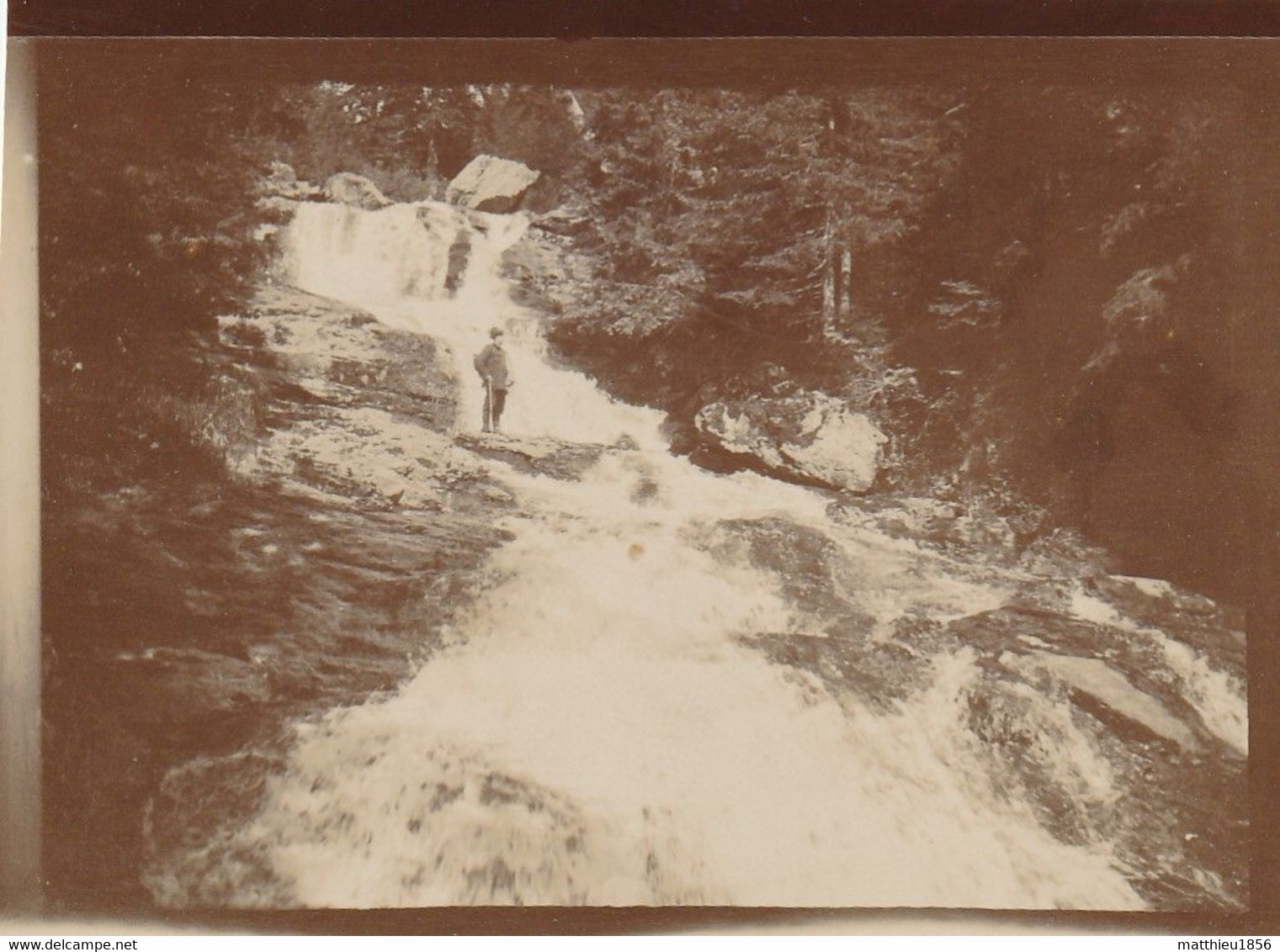 Foto 1895 In Der Nähe Von Bodenmais Und Eisenstein (Bohmerwald) - Risslochwasserfälle, Wasserfälle (A239) - Bodenmais