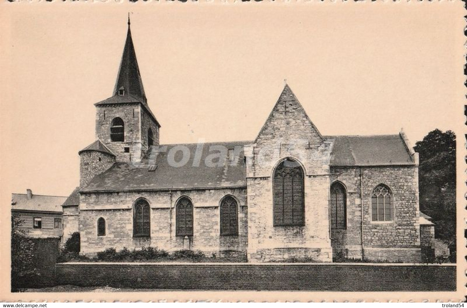 CP, Hainaut, Montigny-le-Tilleul, Eglise ST-MARTIN, éditions LECLERCQ-QUOIDBACH-NELS - Montigny-le-Tilleul