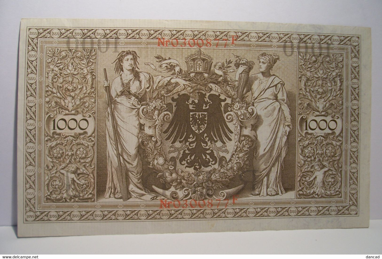 ALLEMAGNE - BILLET De BANQUE - REICHSBANKNOTE - 1000 MARK - 1000 Mark