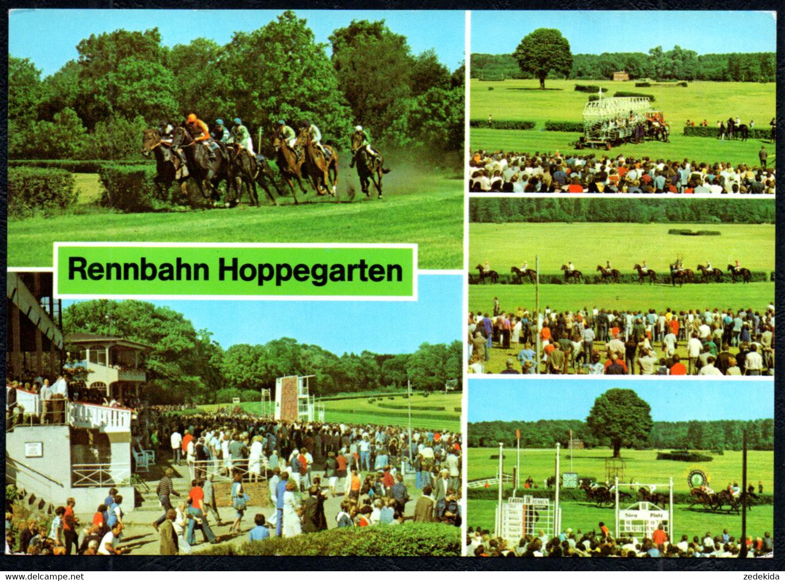 F7430 - TOP Dahlwitz Hoppegarten VEB Vollblutrennbahn - Bild Und Heimat Reichenbach - Dahlwitz-Hoppegarten