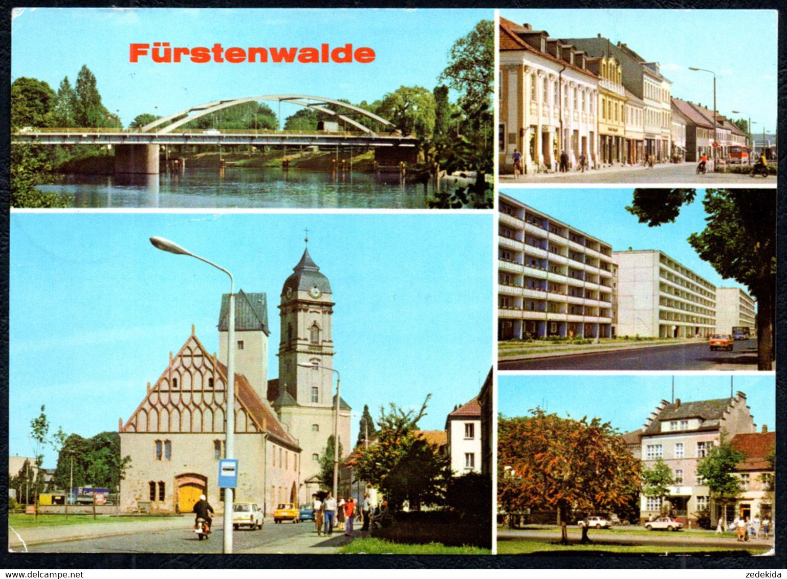 F7433 - Fürstenwalde - Ikarus Omnibus - Bild Und Heimat Reichenbach - Fürstenwalde