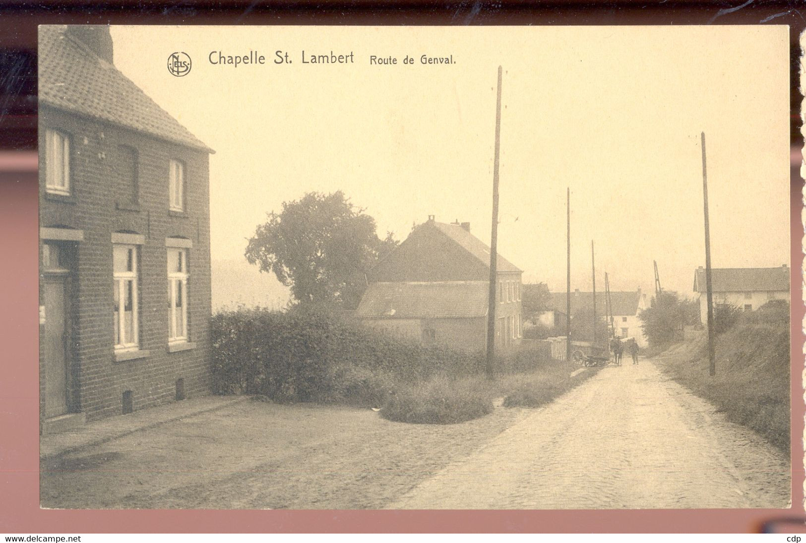 Cpa Chapelle St Lambert  Route - Lasne