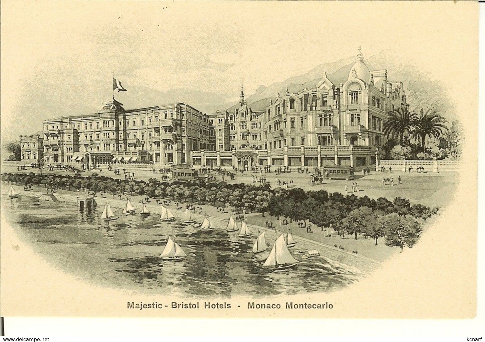 CP De MONACO MONTECARLO " Majestic - Bristol Hotels " - Hotels