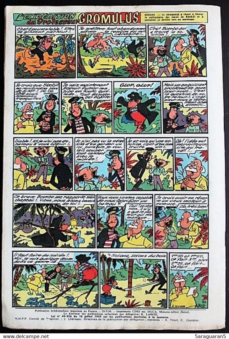 L'intrépide (2ème Série) - N° 343 - 24 Mai 1956 - L'Intrépide