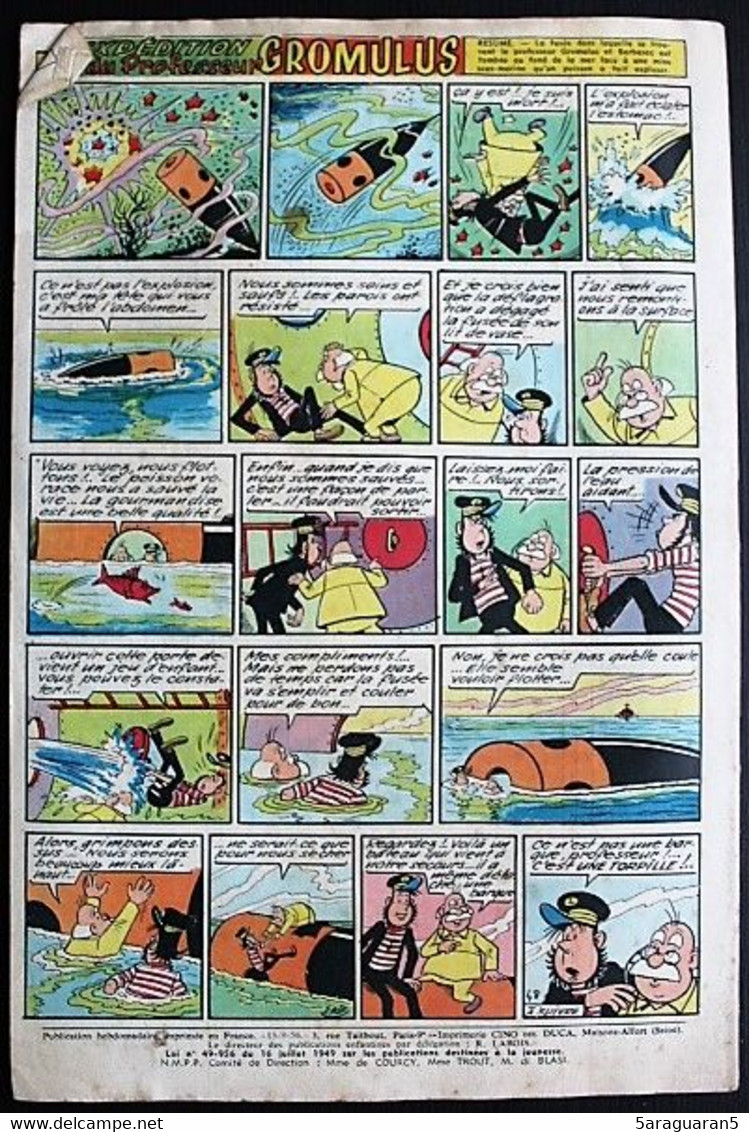 L'intrépide (2ème Série) - N° 359 - 13 Septembre 1956 - L'Intrépide