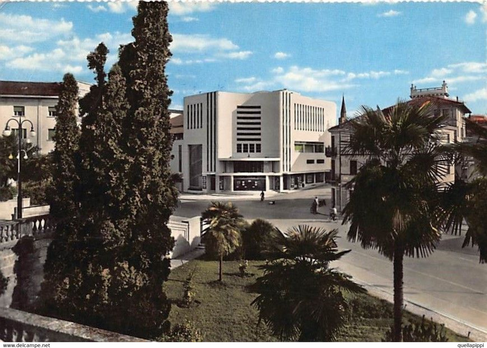 014181 "PORDENONE - CINEMA TEATRO VERDI" VERA FOTO.  CART SPED 1960 - Pordenone
