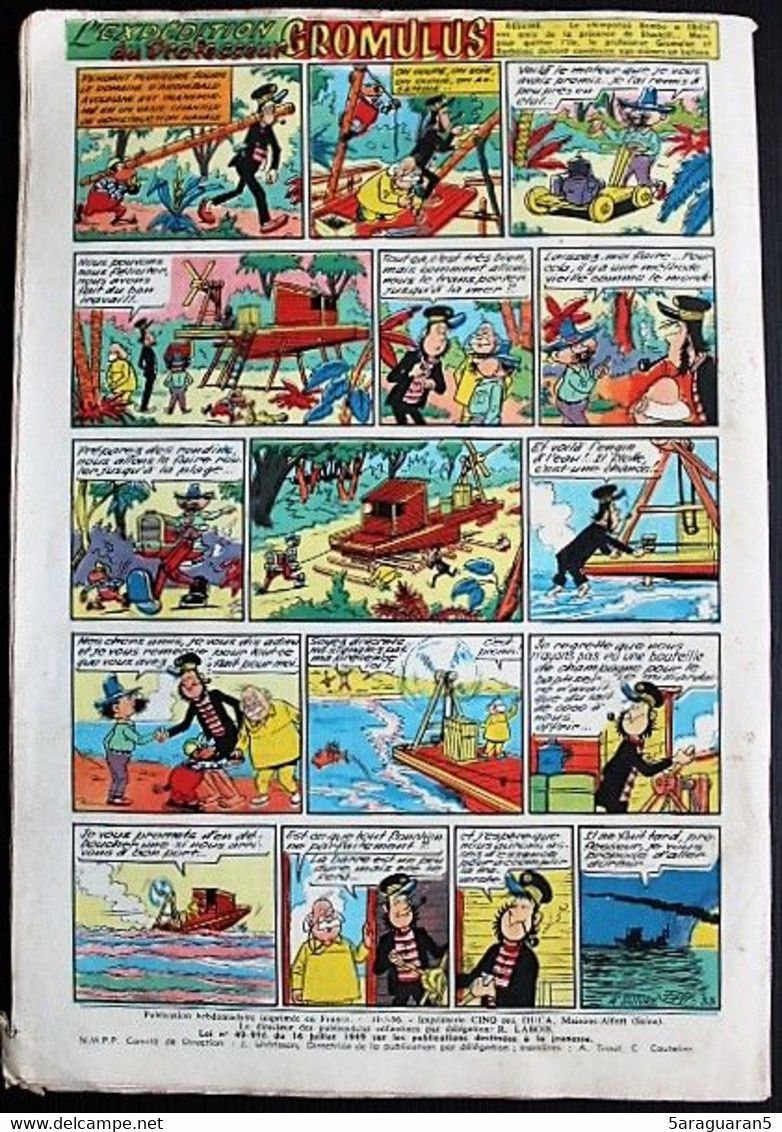 L'intrépide (2ème Série) - N° 344 - 31 Mai 1956 - L'Intrépide