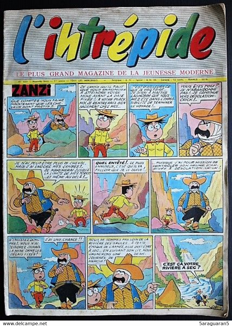 L'intrépide (2ème Série) - N° 464 - 17 Septembre 1958 - L'Intrépide