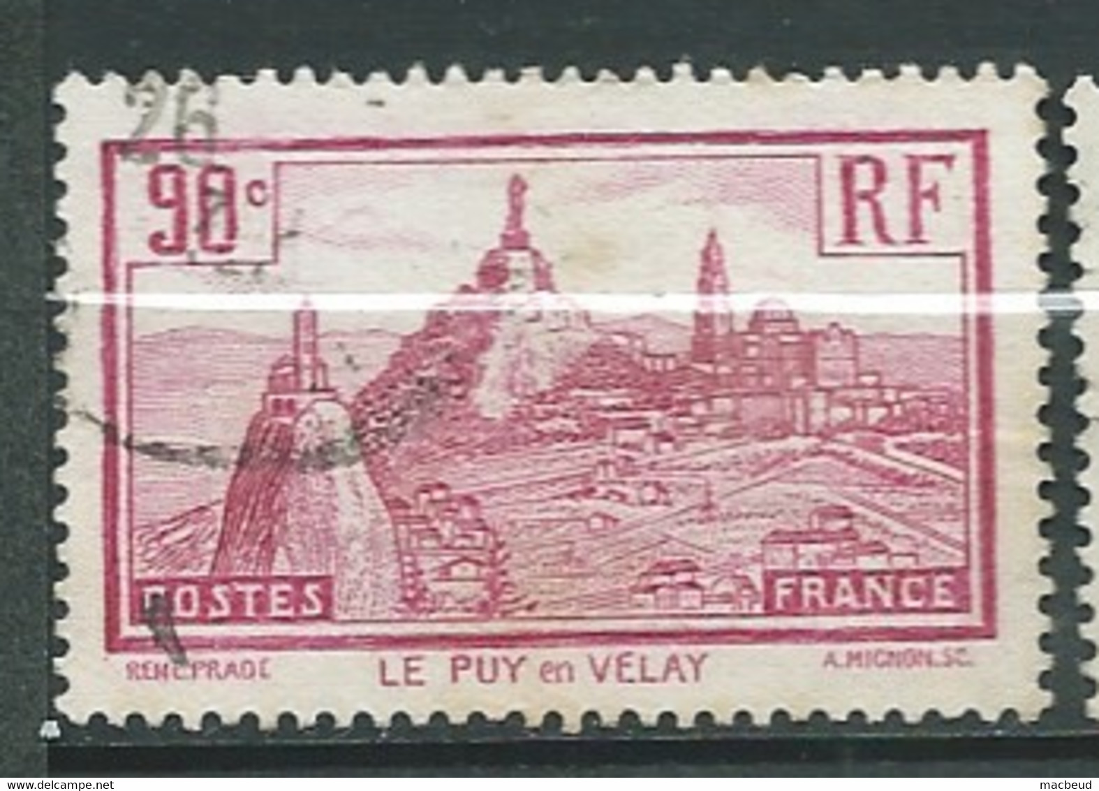 France  Yvert N° 290    Oblitéré   -  Pal 9627 - Usados