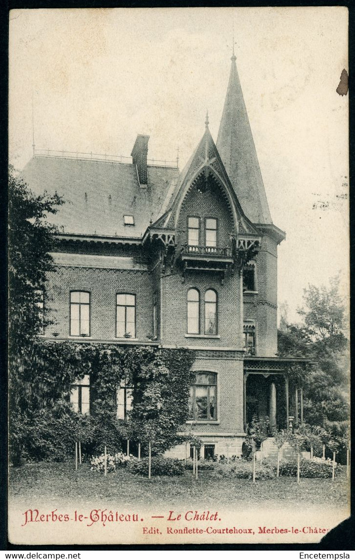CPA - Carte Postale - Belgique - Merbes Le Château - Le Châlet - 1908  (CP20304) - Merbes-le-Château
