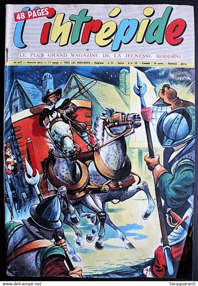 L'intrépide (2ème Série) - N° 447 - 21 Mai 1958 - L'Intrépide