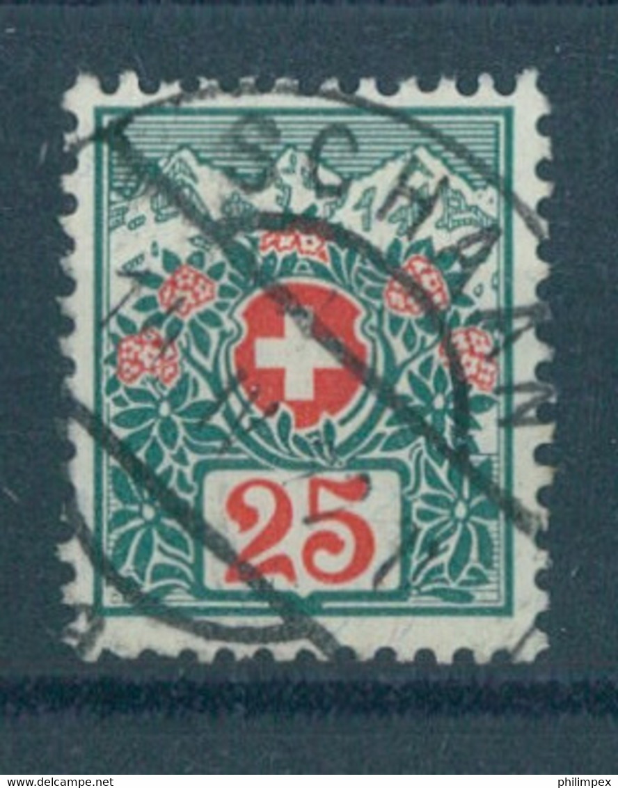 LIECHTENSTEIN, Swiss Postage Due Stamp With Cancel SCHAAN - Impuesto