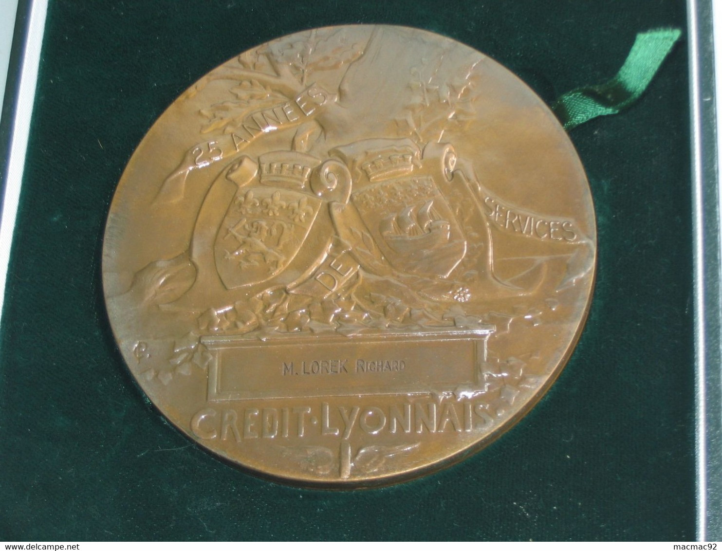 Imposante Médaille HENRI GERMAIN Fondateur Du Crédit Lyonnais  **** EN ACHAT IMMEDIAT **** - Professionnels / De Société