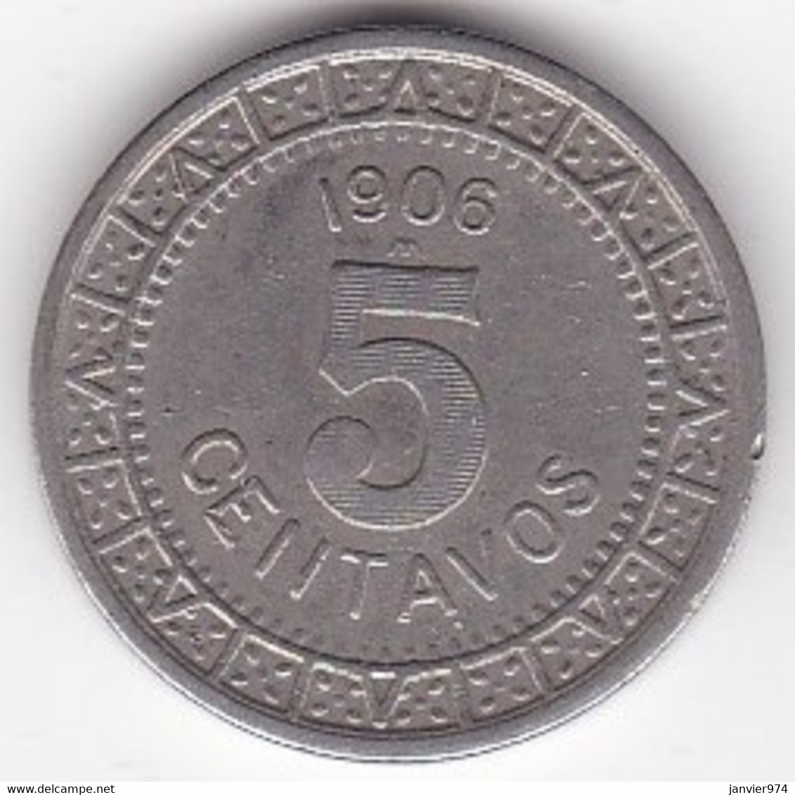 Mexique 5 Centavos 1906 M , En Nickel, KM# 421 - Mexico