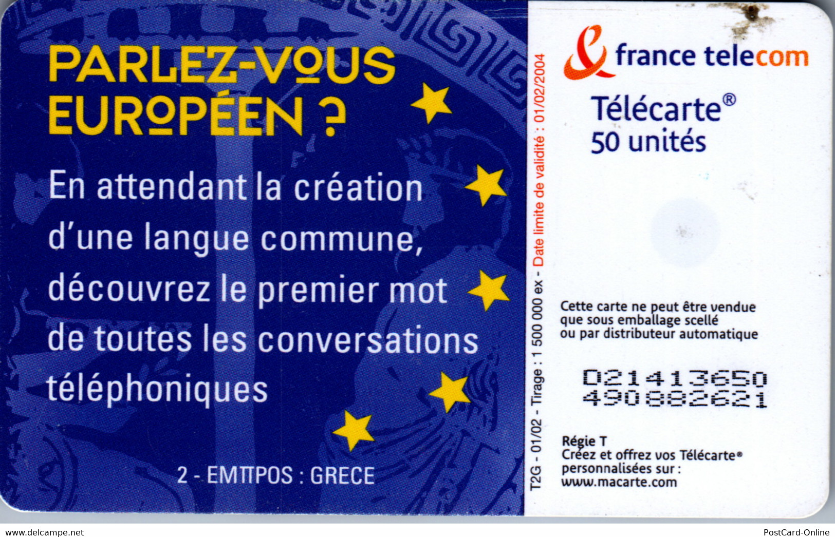 15708 - Frankreich - Grece - 2002