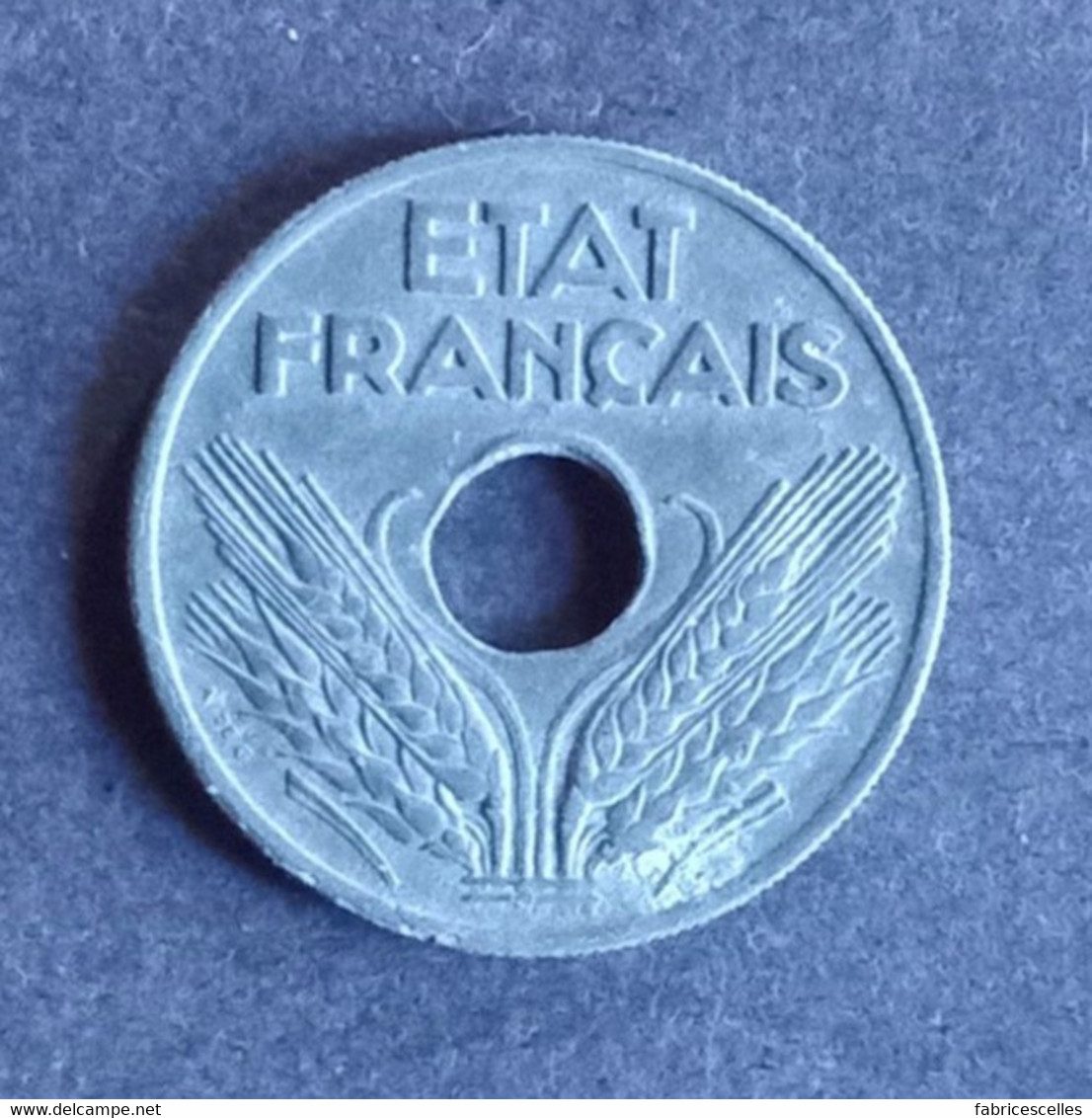 20 Centimes état Français Type 20: 1942 - 20 Centimes