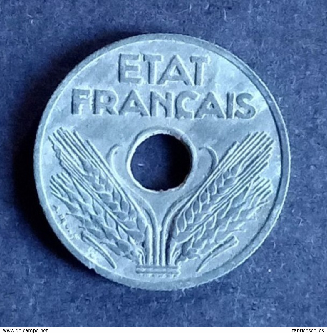 20 Centimes état Français Type 20: 1943 - 20 Centimes